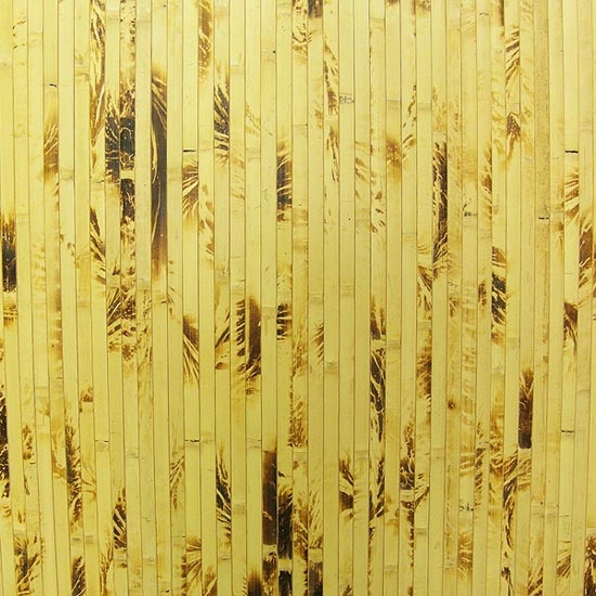 Бамбуковые обои, ламель 17мм, желтая черепаха, шир.2,5м