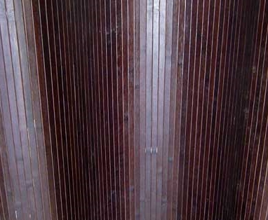 Бамбуковые обои лак. ламель 12мм, цвет венге, ширина 2,5м