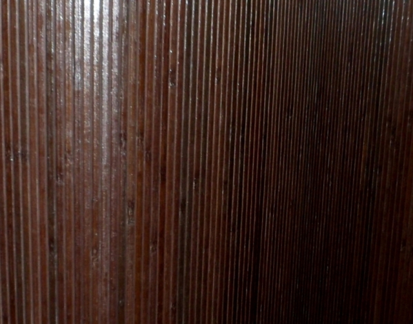Бамбуковые обои лак. ламель 8мм, цвет венге, ширина 1,5м