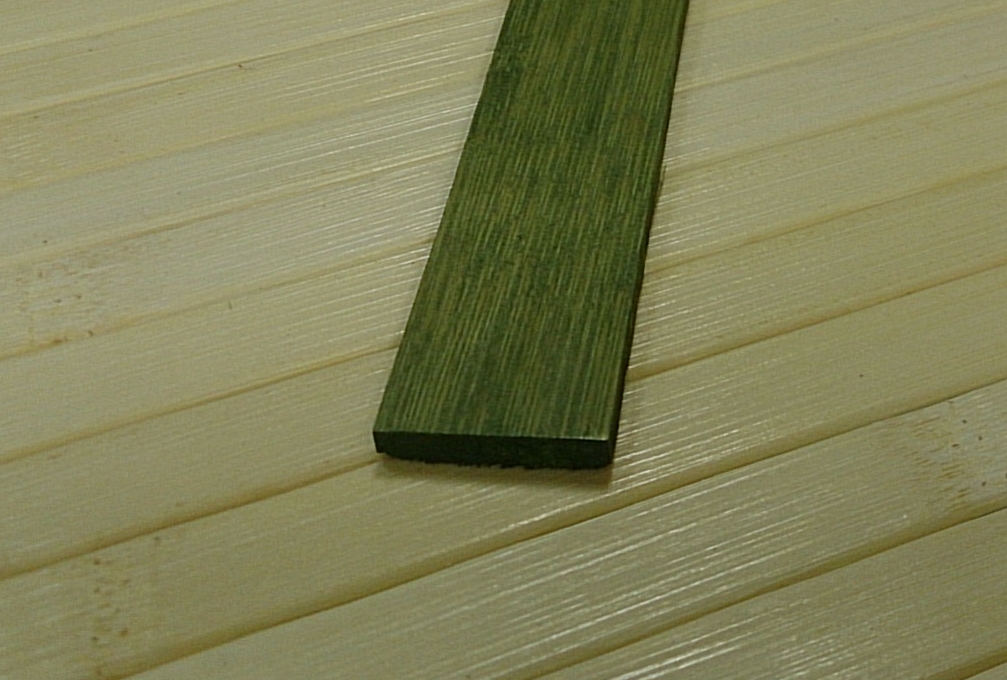 Рейка крепежная бамбук премиум - зеленая