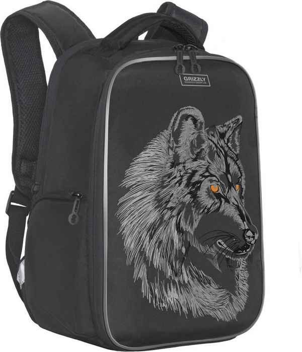 Рюкзак школьный Grizzly RB-153-4 серый