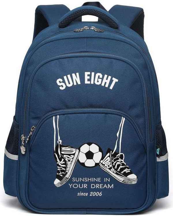 Школьный рюкзак Sun eight SE-2686 Темно-синий/Белый