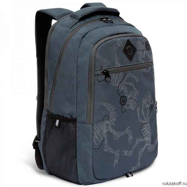 Рюкзак GRIZZLY RU-232-1 серый - черный