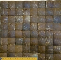 Кокосовая мозаика DTM -007 - размер 352Х352мм