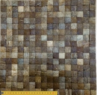 Кокосовая мозаика DTM 2,2 -008 - размер 352Х352мм