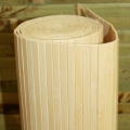 Бамбуковые обои лак. ламель 12мм, цвет натур., шир.2м