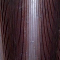 Бамбуковые обои лак. ламель 12мм, цвет венге, ширина 2,5м