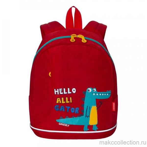 Рюкзак детский Grizzly RK-078-1 Красный