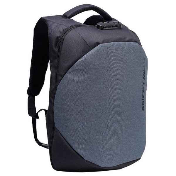 Рюкзак антивор Grizzly RQ-920-2 Черный/серый