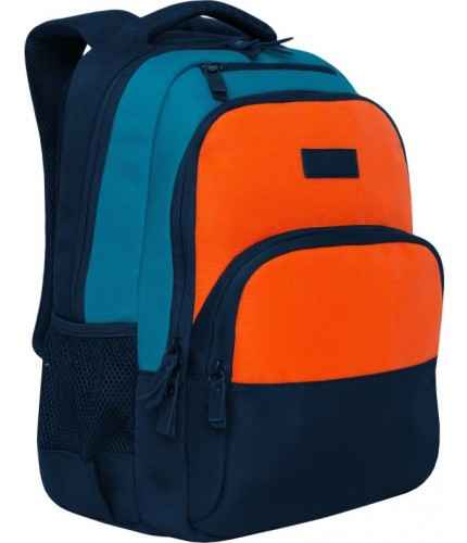 Рюкзак Grizzly RU-924-2 Синий/Оранжевый