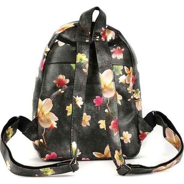 Рюкзак NOSIMOE 8304-01 Цветы-черный