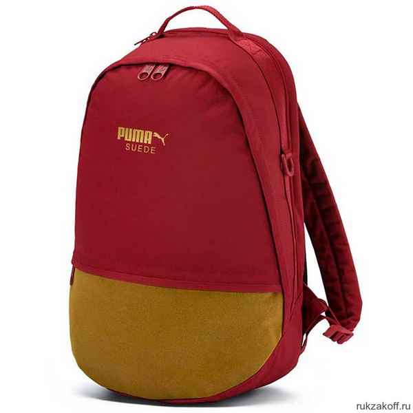 Рюкзак Puma Suede Backpack Красный/желтый