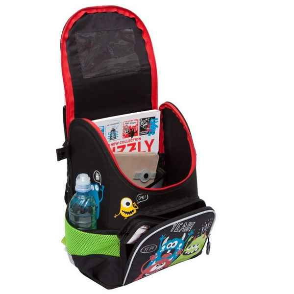 Рюкзак школьный Grizzly RAn-083-3 Чёрный