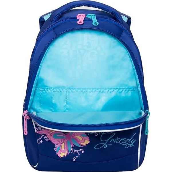 Рюкзак школьный Grizzly RG-868-4 Темно-синий