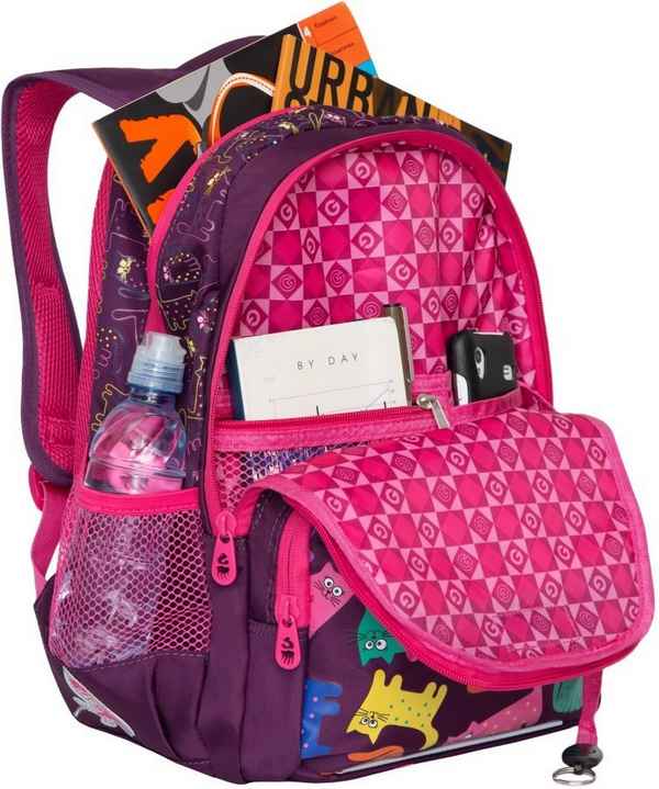 Рюкзак школьный Grizzly RG-965-1 Фиолетовый