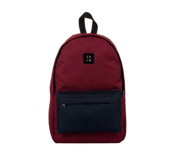 Рюкзак с карманом (бордовый)