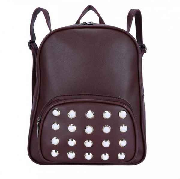 Рюкзак с сумочкой OrsOro DW-987 Тёмно-бордовый