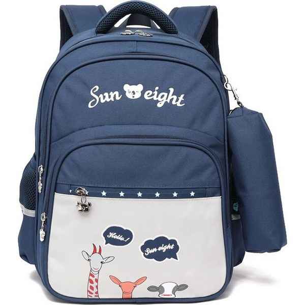 Школьный рюкзак Sun eight SE-2711 Темно-синий/Серый
