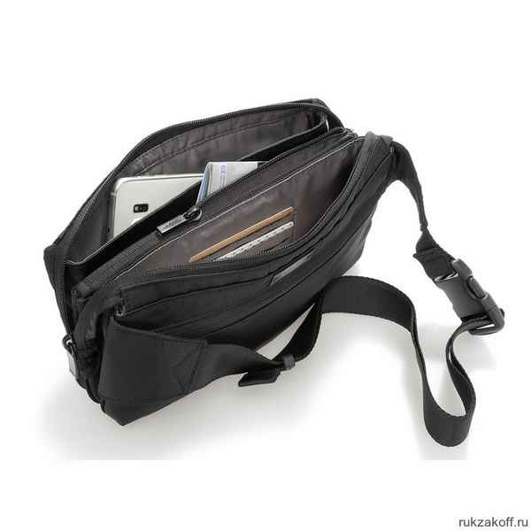 Сумка на пояс Hedgren HITC01 Inter-City Waist Bag Asharum RFID Чёрная