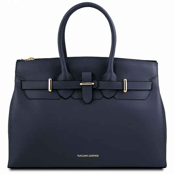 Женская сумка Tuscany Leather Elettra Темно-синий