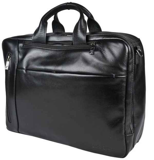 Кожаная сумка-рюкзак Carlo Gattini Martellago black