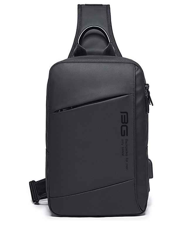Однолямочный рюкзак BANGE BG22002 Чёрный