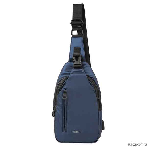 Однолямочный рюкзак FABRETTI 1037-8 синий