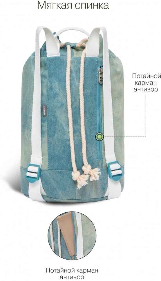 Рюкзак Grizzly RXL-128-1 вареный джинс