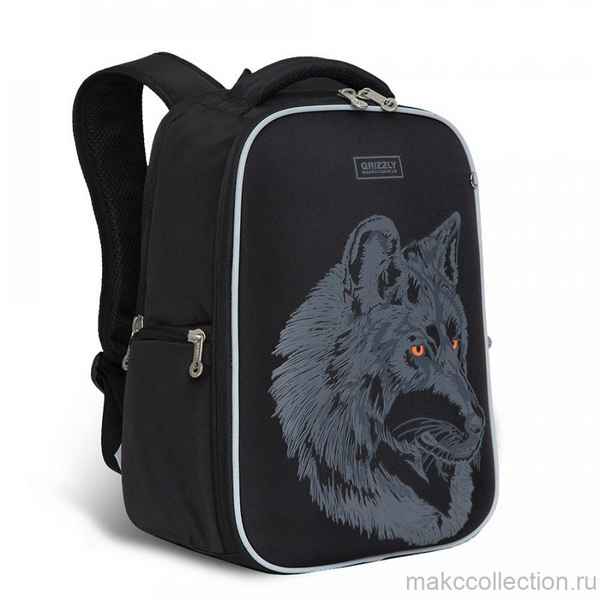 Рюкзак школьный Grizzly RB-153-4 черный