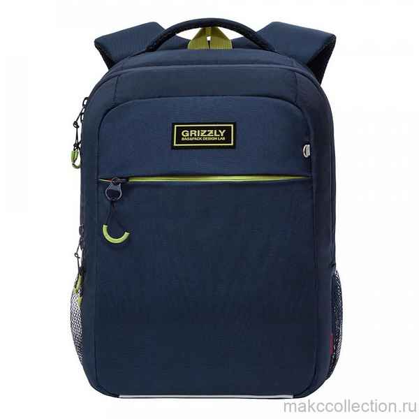 Рюкзак школьный Grizzly RB-156-1 синий