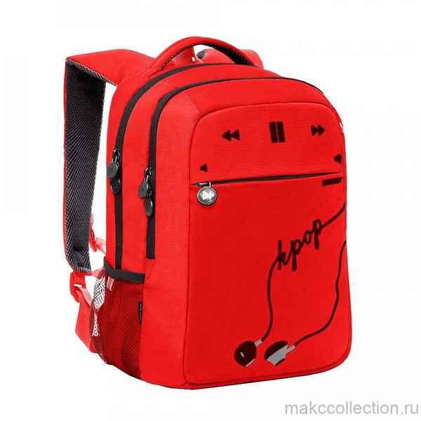 Рюкзак школьный Grizzly RB-156-2 красный
