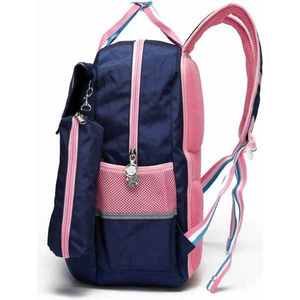 Рюкзак школьный в комплекте с пеналом Sun eight SE-2710 Тёмной-Синий