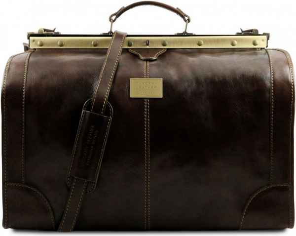 Саквояж Tuscany Leather MADRID (большой размер) Темно-коричневый