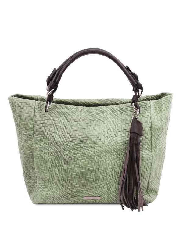 Женская сумка шоппер Tuscany Leather TL BAG Mint Green