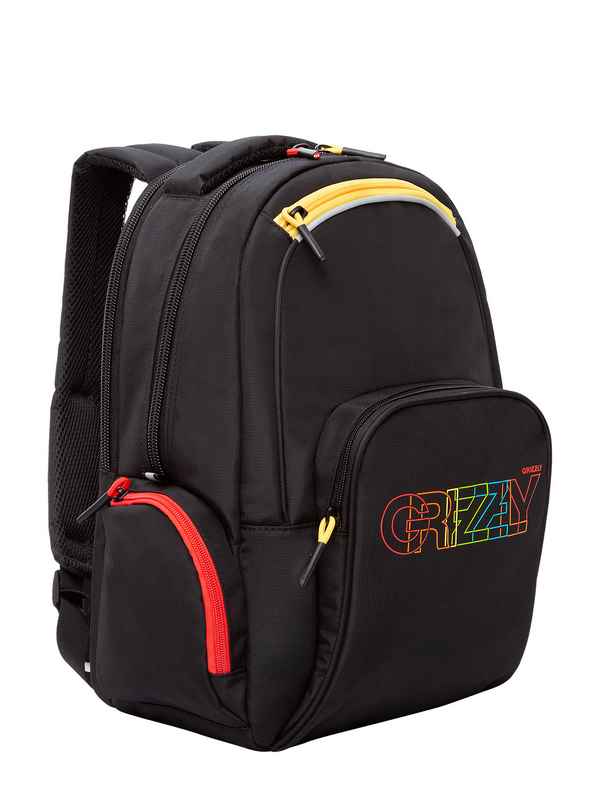 Рюкзак GRIZZLY RU-233-3 черный - красный