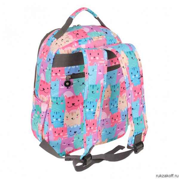 Рюкзак Polar П8100-2 Розовый (коты)