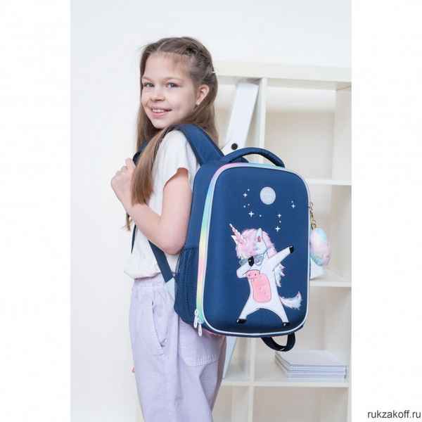 Рюкзак школьный GRIZZLY RG-265-2 синий