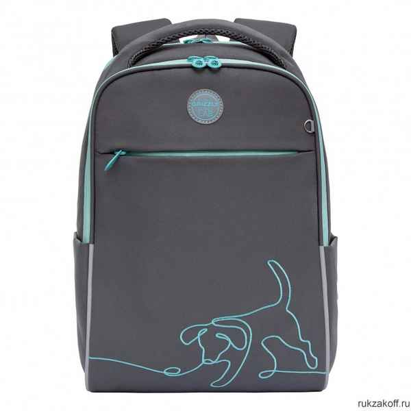 Рюкзак школьный GRIZZLY RG-267-4 серый